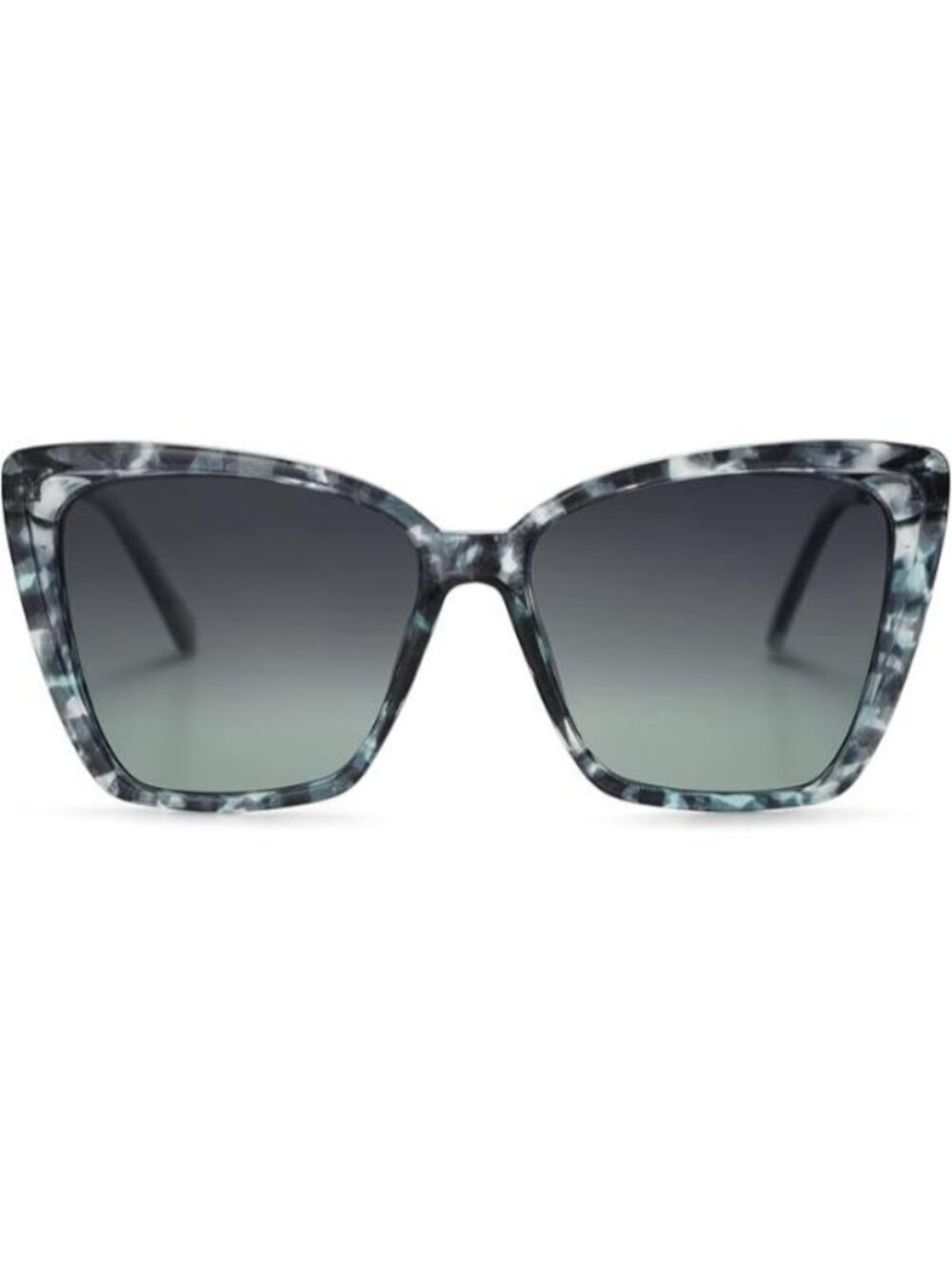 SOJOS Women's Polarized Square Cat Eye Sun Glasses UV Protection SJ2206 Blue
